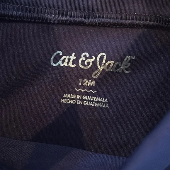 5/$20 Cat & Jack Baby Longsleeve Rashguard sz 12mo - Picture 2 of 3